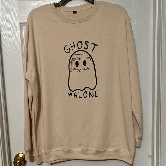Ghost Malone CreamSweatshirt- super soft - Picture 1 of 2